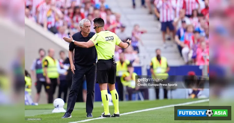 Mourinyu "Atletiko"dan uchralgan mag'lubiyatidan so'ng hakamlikni tanqid qildi