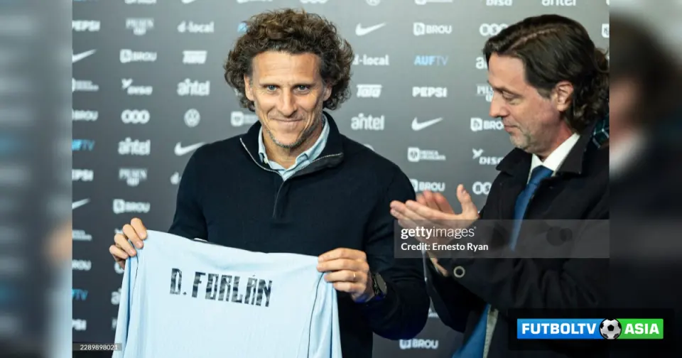 Forlan Urugvay terma jamoasidagi ilk qaydnomasini e'lon qildi