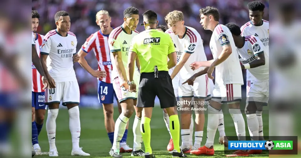 "Real" La Liga 7-turidan o'rin olgan "Atletiko"ga qarshi o'yindagi hakamlik bo'yicha rasmiy bayonot berdi