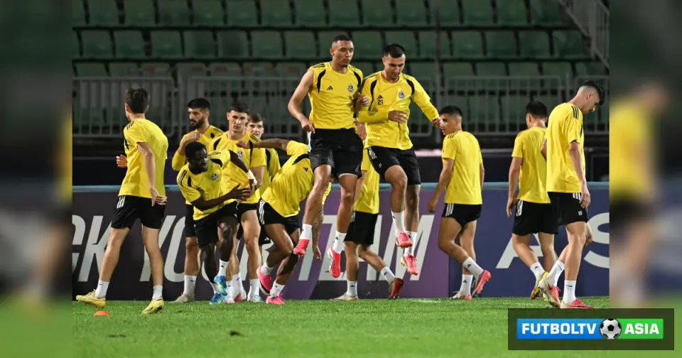 Elit OCHL. "Neftchi" "Eyr Fors" bilan o'yin oldidan rasmiy mashg'ulot o'tkazdi GALEREYA